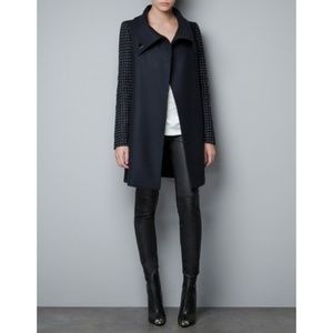 Zara studded sleeve jacket